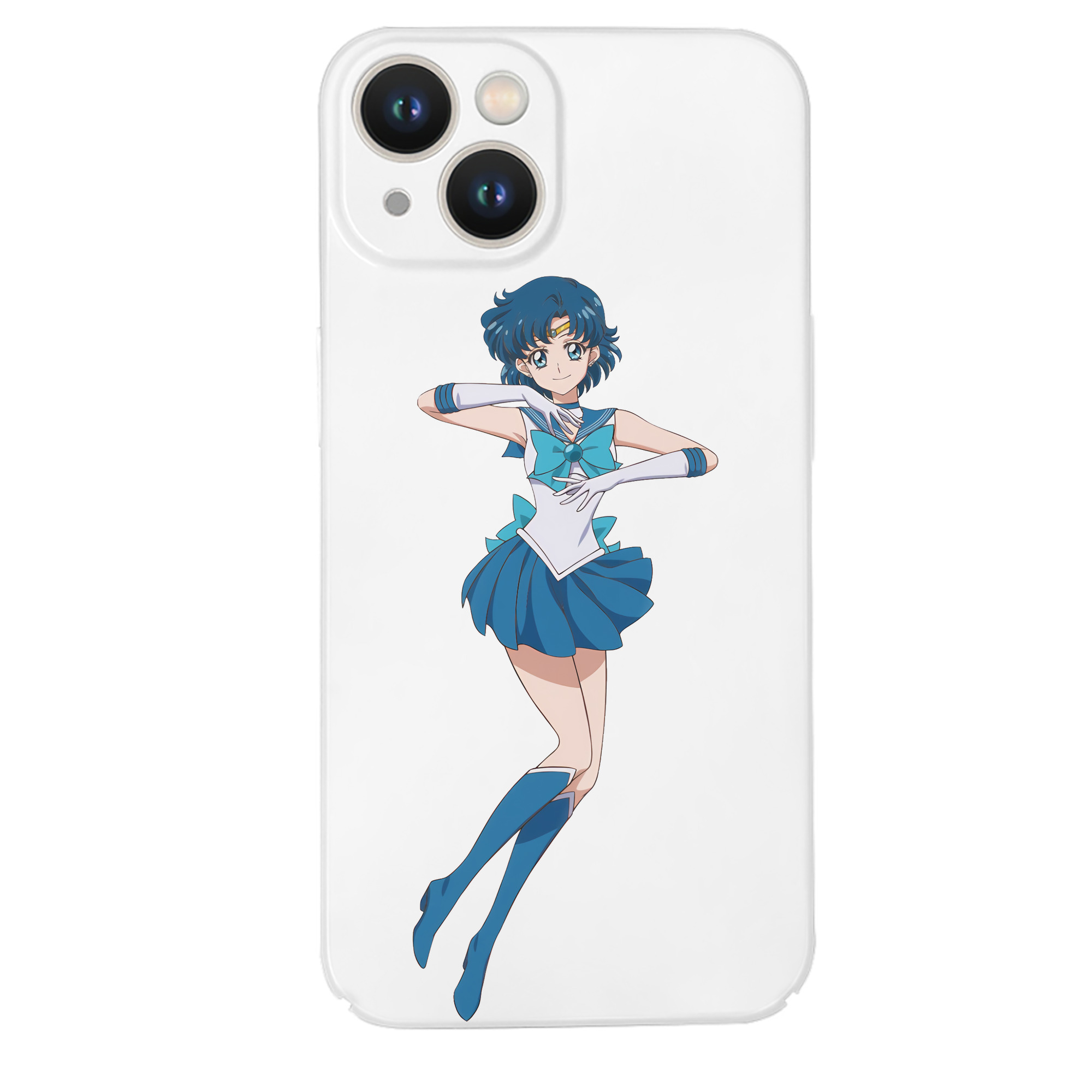 （画像用） 美少女戦士セーラームーン 水野 亜美 みずの あみ Sailor Moon Mizuno Ami 【iPhone 14シリーズ対応】ハードケース